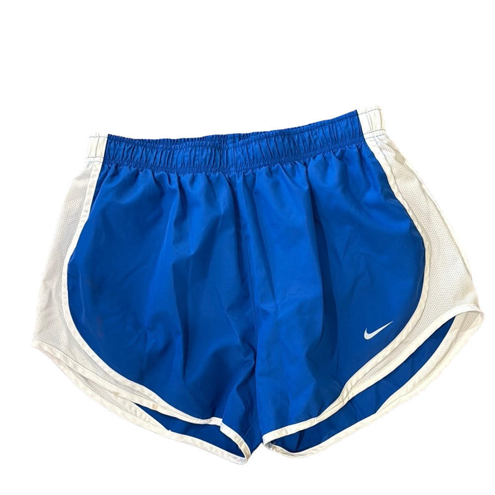 Nike blue running shorts, large